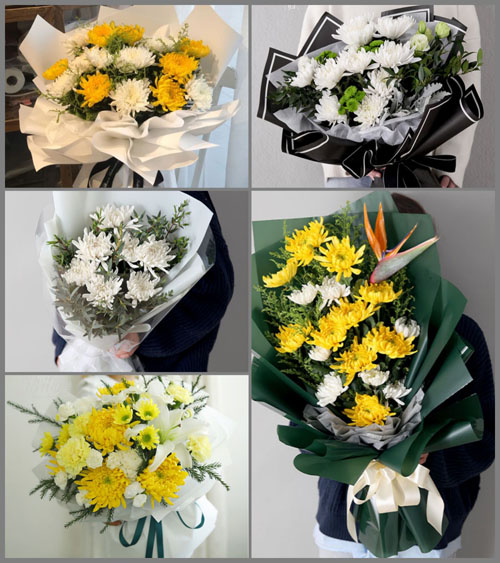 湖北孝感市安陆市府城街道白事花束代送